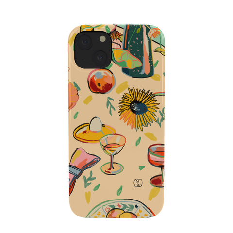 sandrapoliakov COCKTAILS IN THE GARDEN Phone Case