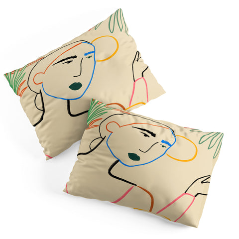 sandrapoliakov COFFEE IN THE GARDEN Pillow Shams