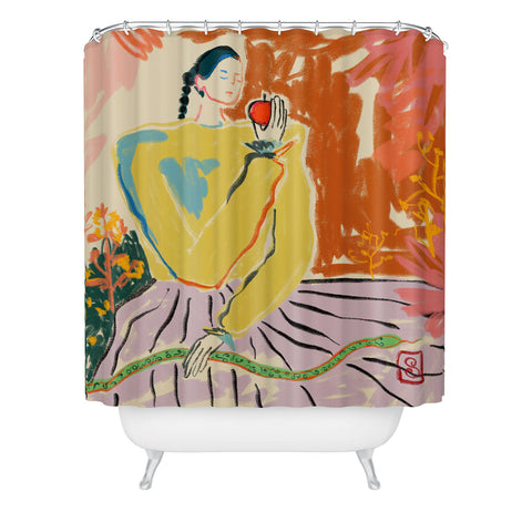 sandrapoliakov EVE I Shower Curtain