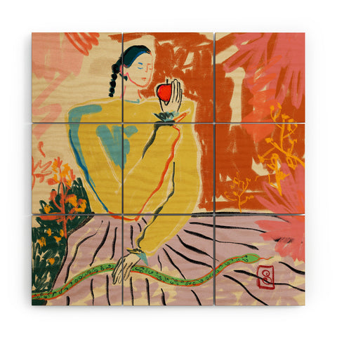 sandrapoliakov EVE I Wood Wall Mural