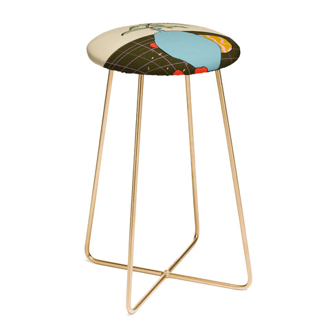 sandrapoliakov FALL STILL LIFE Counter Stool