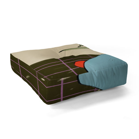 sandrapoliakov FALL STILL LIFE Floor Pillow Square