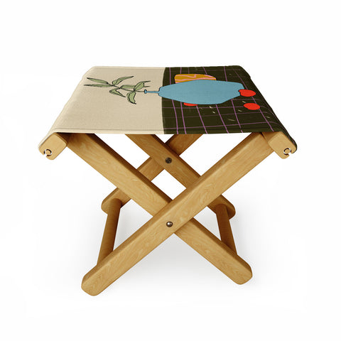 sandrapoliakov FALL STILL LIFE Folding Stool