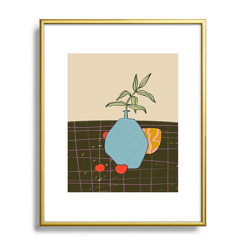 sandrapoliakov FALL STILL LIFE Metal Framed Art Print