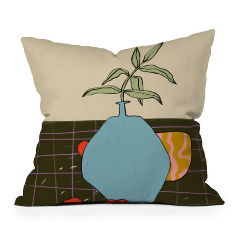 sandrapoliakov FALL STILL LIFE Throw Pillow
