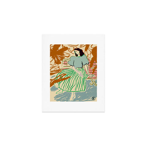 sandrapoliakov FIRST WARM DAY AFTER WINTER Art Print