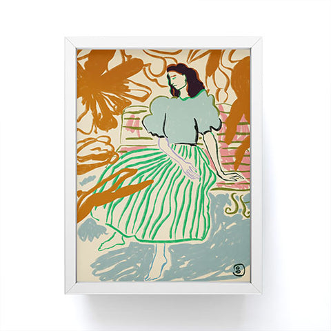 sandrapoliakov FIRST WARM DAY AFTER WINTER Framed Mini Art Print