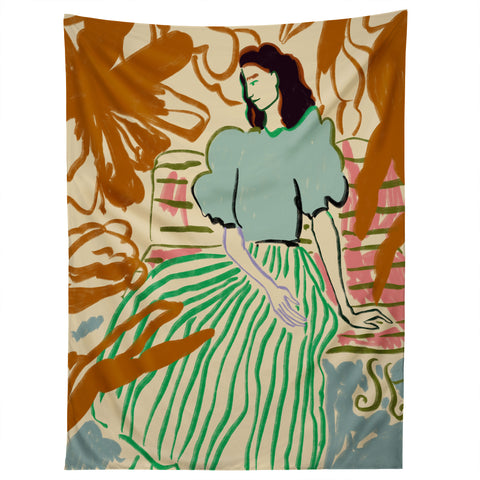 sandrapoliakov FIRST WARM DAY AFTER WINTER Tapestry