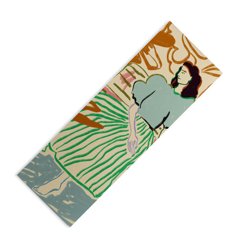 sandrapoliakov FIRST WARM DAY AFTER WINTER Yoga Mat