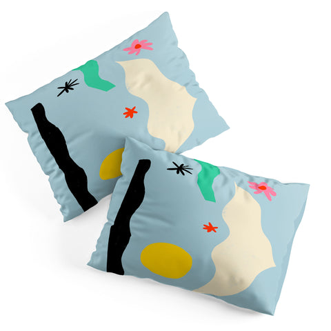 sandrapoliakov FLOWER EYES Pillow Shams