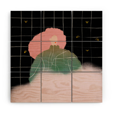 sandrapoliakov FOG Wood Wall Mural