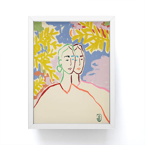 sandrapoliakov GEMENI I Framed Mini Art Print