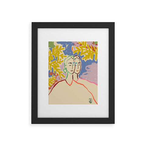 sandrapoliakov GEMENI I Framed Art Print