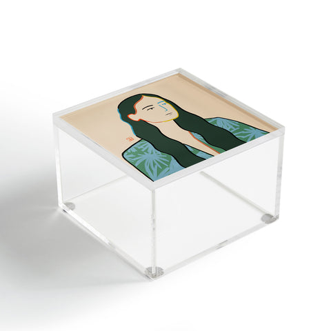 sandrapoliakov GIRL IN LOVE Acrylic Box