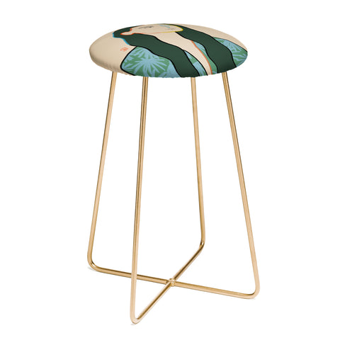 sandrapoliakov GIRL IN LOVE Counter Stool