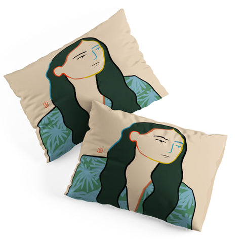 sandrapoliakov GIRL IN LOVE Pillow Shams