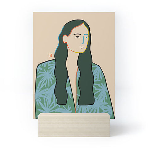 sandrapoliakov GIRL IN LOVE Mini Art Print