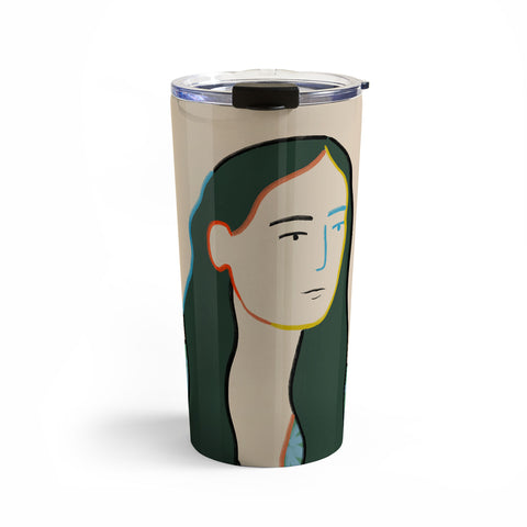 sandrapoliakov GIRL IN LOVE Travel Mug