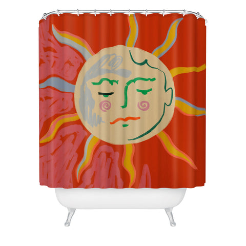 sandrapoliakov HELIOS I Shower Curtain