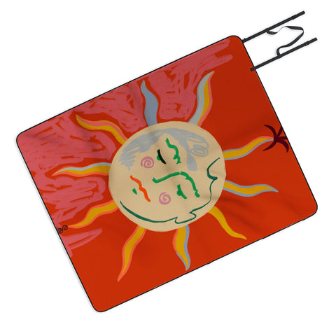 sandrapoliakov HELIOS I Picnic Blanket