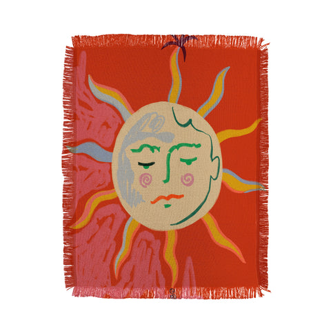 sandrapoliakov HELIOS I Throw Blanket