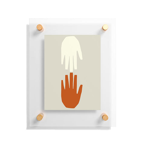 sandrapoliakov HOLDING HANDS Floating Acrylic Print