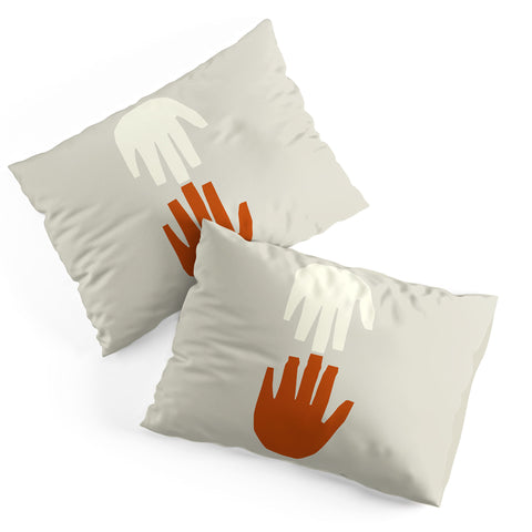 sandrapoliakov HOLDING HANDS Pillow Shams