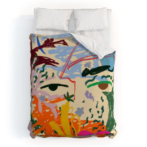 sandrapoliakov In Your Eyes Duvet Cover