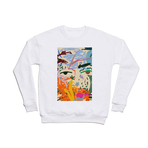 sandrapoliakov In Your Eyes Crewneck Sweatshirt