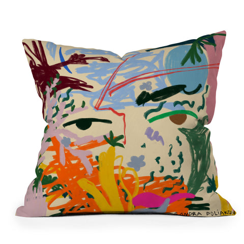 sandrapoliakov In Your Eyes Throw Pillow