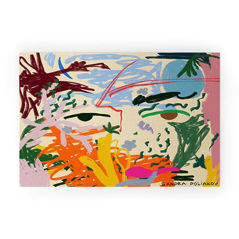 sandrapoliakov In Your Eyes Welcome Mat