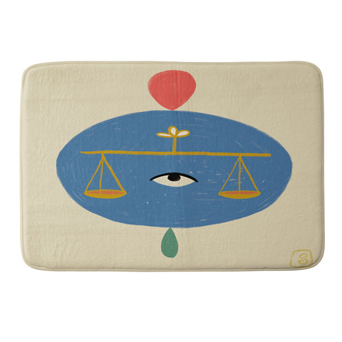 sandrapoliakov LIBRA I Memory Foam Bath Mat