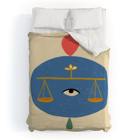 sandrapoliakov LIBRA I Duvet Cover