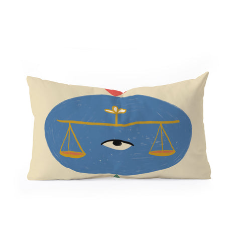 sandrapoliakov LIBRA I Oblong Throw Pillow