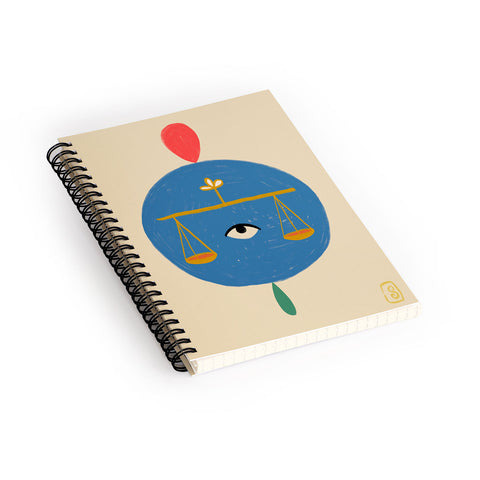 sandrapoliakov LIBRA I Spiral Notebook