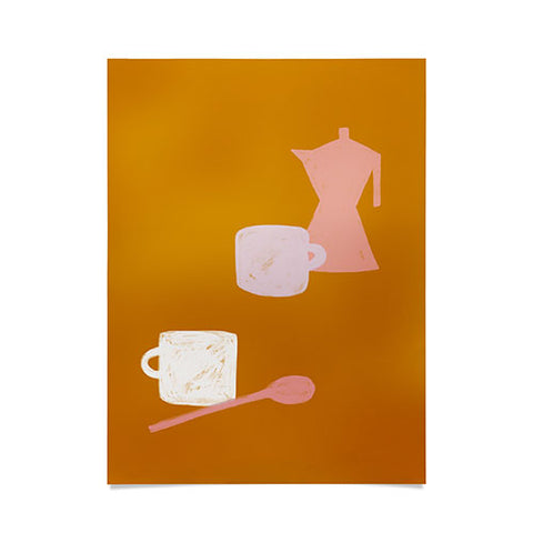 sandrapoliakov MORNING COFFEE I Poster
