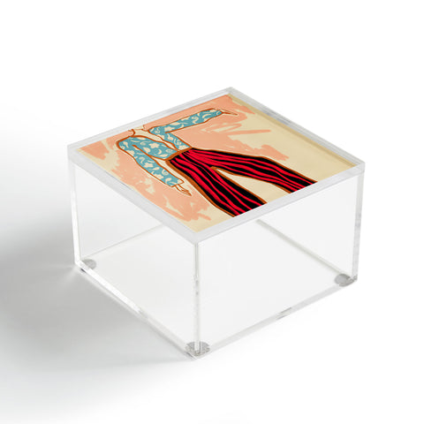 sandrapoliakov NEW YEAR DANCE Acrylic Box