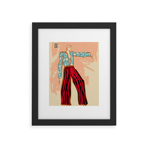 sandrapoliakov NEW YEAR DANCE Framed Art Print