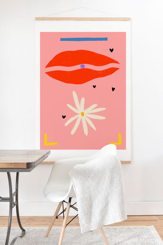 sandrapoliakov PEARL AND DAISY Art Print And Hanger