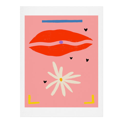 sandrapoliakov PEARL AND DAISY Art Print