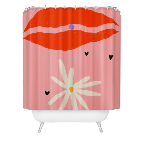 sandrapoliakov PEARL AND DAISY Shower Curtain