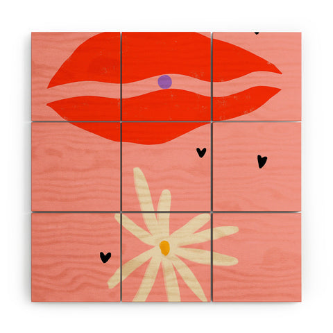 sandrapoliakov PEARL AND DAISY Wood Wall Mural