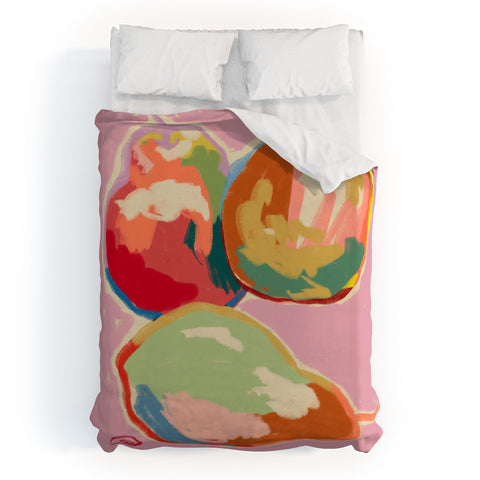 sandrapoliakov PERFECT PEARS Duvet Cover