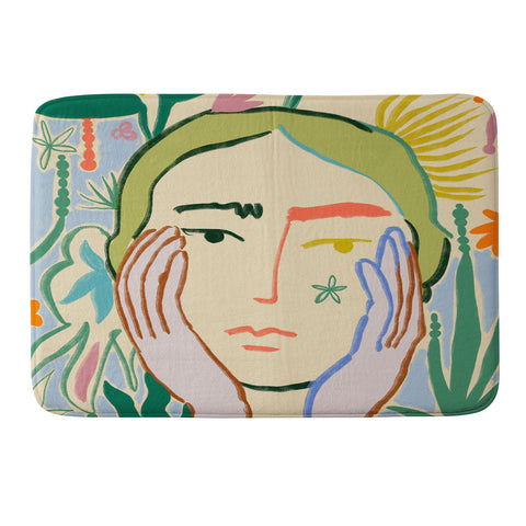 sandrapoliakov Plant a Seed Memory Foam Bath Mat