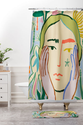 sandrapoliakov Plant a Seed Shower Curtain And Mat