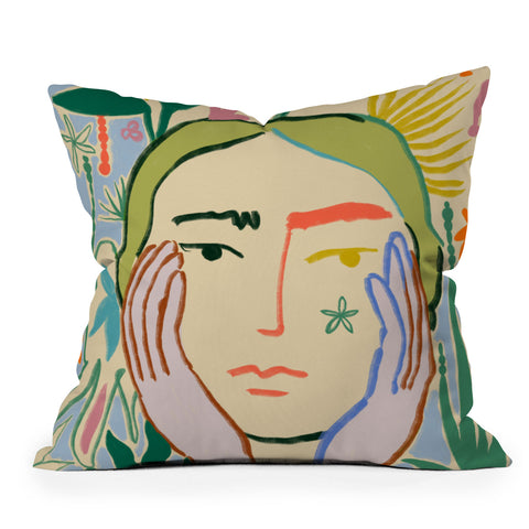 sandrapoliakov Plant a Seed Throw Pillow