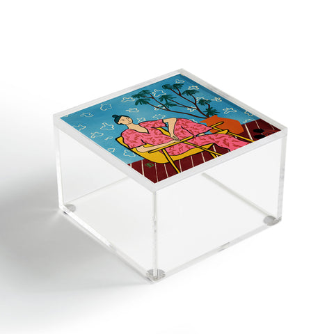 sandrapoliakov PLANT LADY AT HOME Acrylic Box