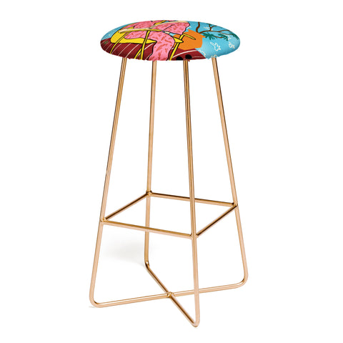sandrapoliakov PLANT LADY AT HOME Bar Stool