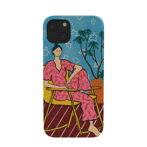 sandrapoliakov PLANT LADY AT HOME Phone Case