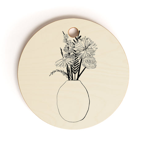 sandrapoliakov SPRING HOME Cutting Board Round